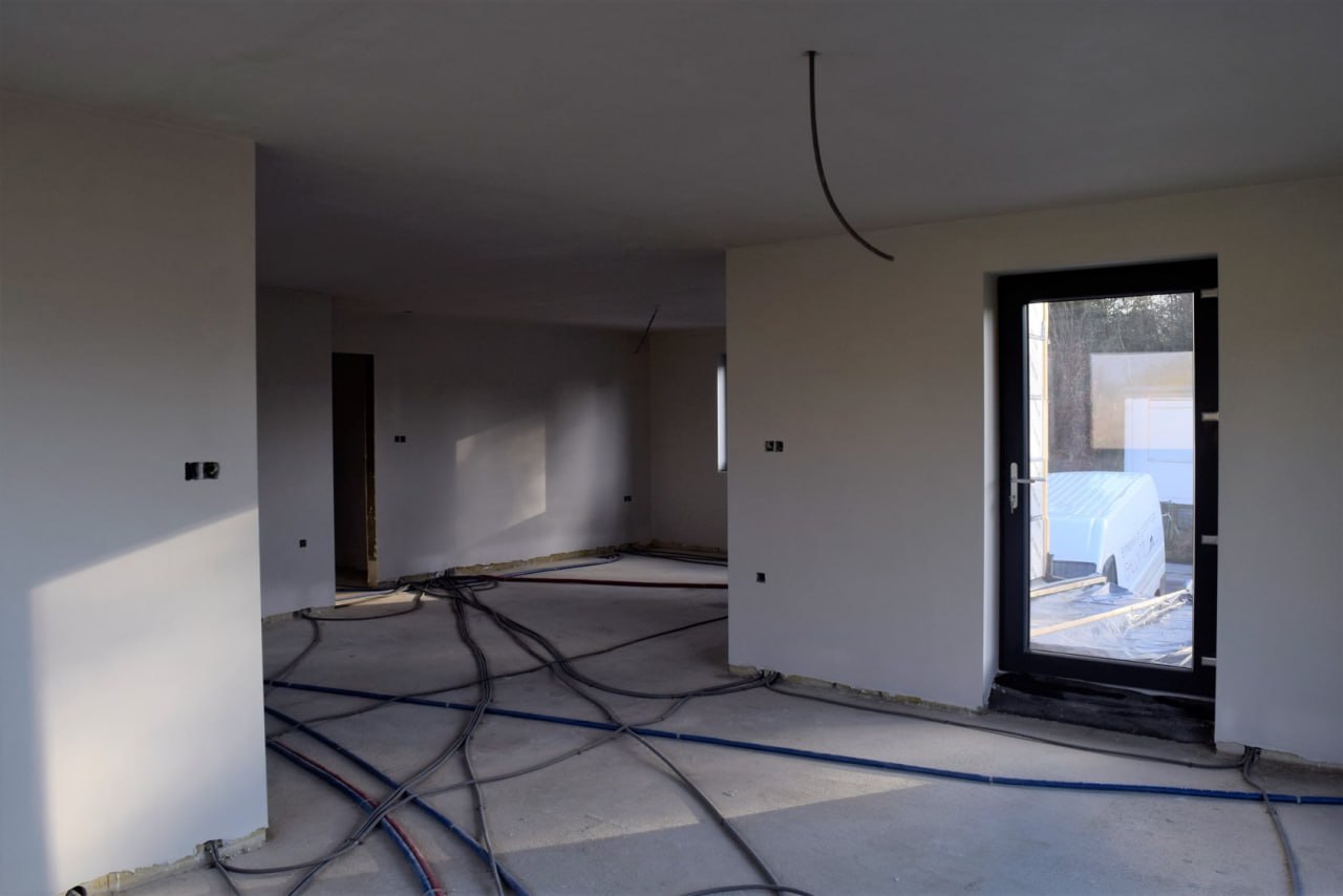 Plafonnage — espace de vie ouvert